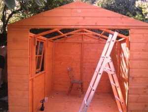 custom built shed