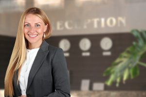 Hotel management graduate on her first job